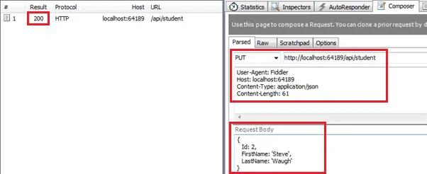 Execute PUT request in Fiddler